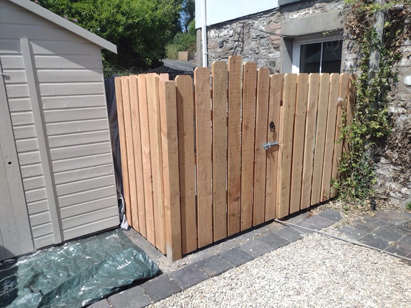 handmade wooden gates